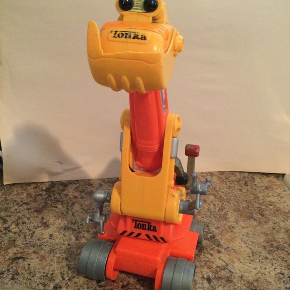 Tonka Chomper My Talkin Truckbot Plastic Backhoe Digging Toy - Picture 3 of 7